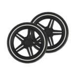 Complete wielenset zwart/wit-0